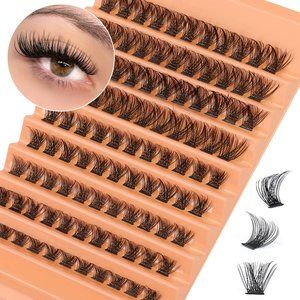 8-16mm Clusters Wispy D Curl Individual Lashes